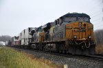 Paused westbound intermodal